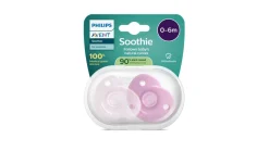 Philips Avent Soothie, 0-6 m, pink/lyserød- Sutter