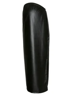 MamaLicious Soya jrs pu nederdel hw - BLACK- Kjoler/Nederdele