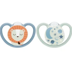 NUK Space Night Silicon S2 - Lion- Sutter