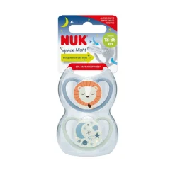 NUK Space Night Silicon S3 - Lion- Sutter