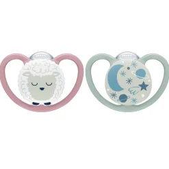 NUK Space Night Silicon S3 - Sheep- Sutter