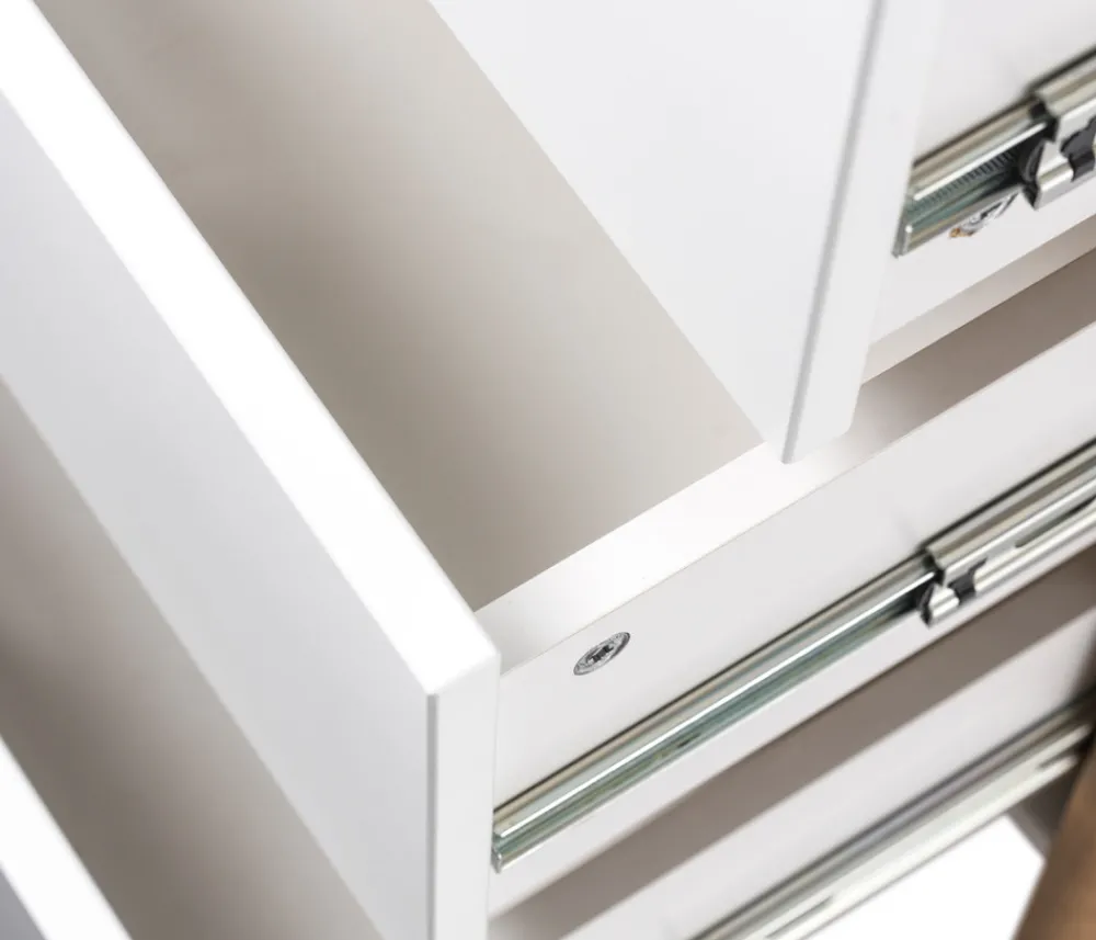 BeKids Spoke puslekommode - Hvid/Eg-Børn Pusleborde|Pusleborde