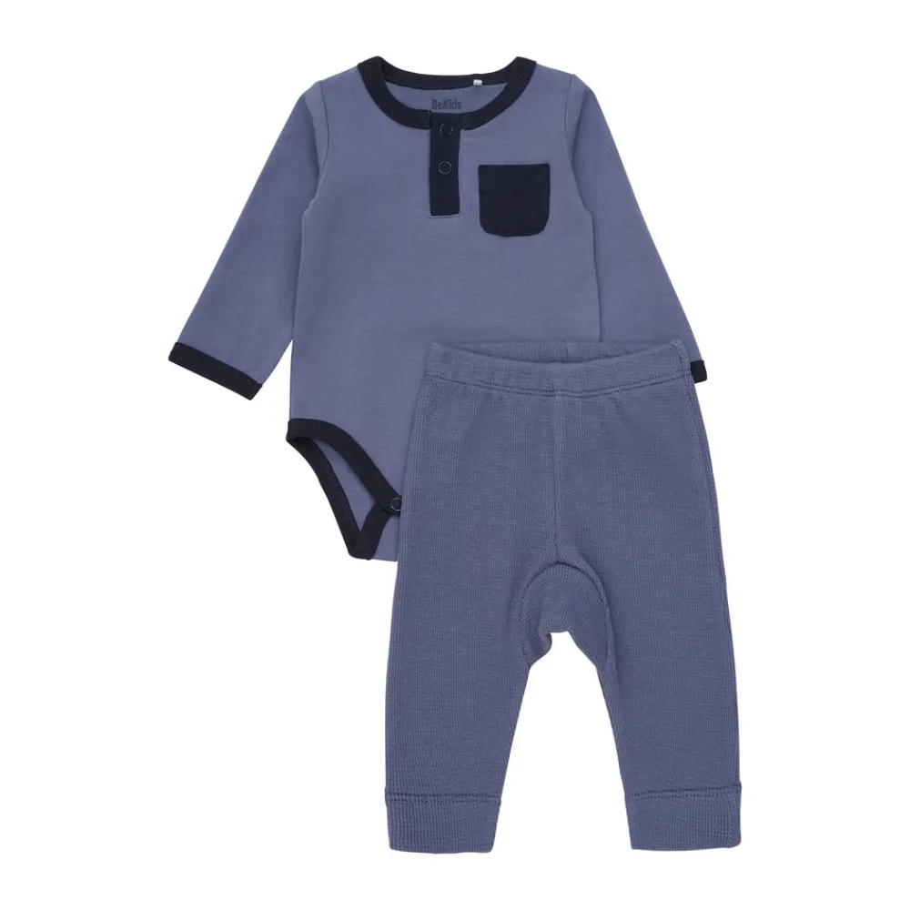 BeKids Sæt m. Body Langærmet + leggings - 7910- Bodysæt