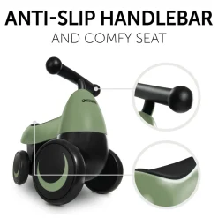 Hauck 1st ride four - matt green- Biler, Traktorer & Scootere