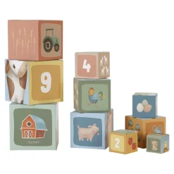 Little Dutch Stabeltårn - Little Farm Pap- Stabelklodser