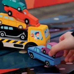 Tender Leaf Stablebiler - Biltransport- Legetøjsbiler