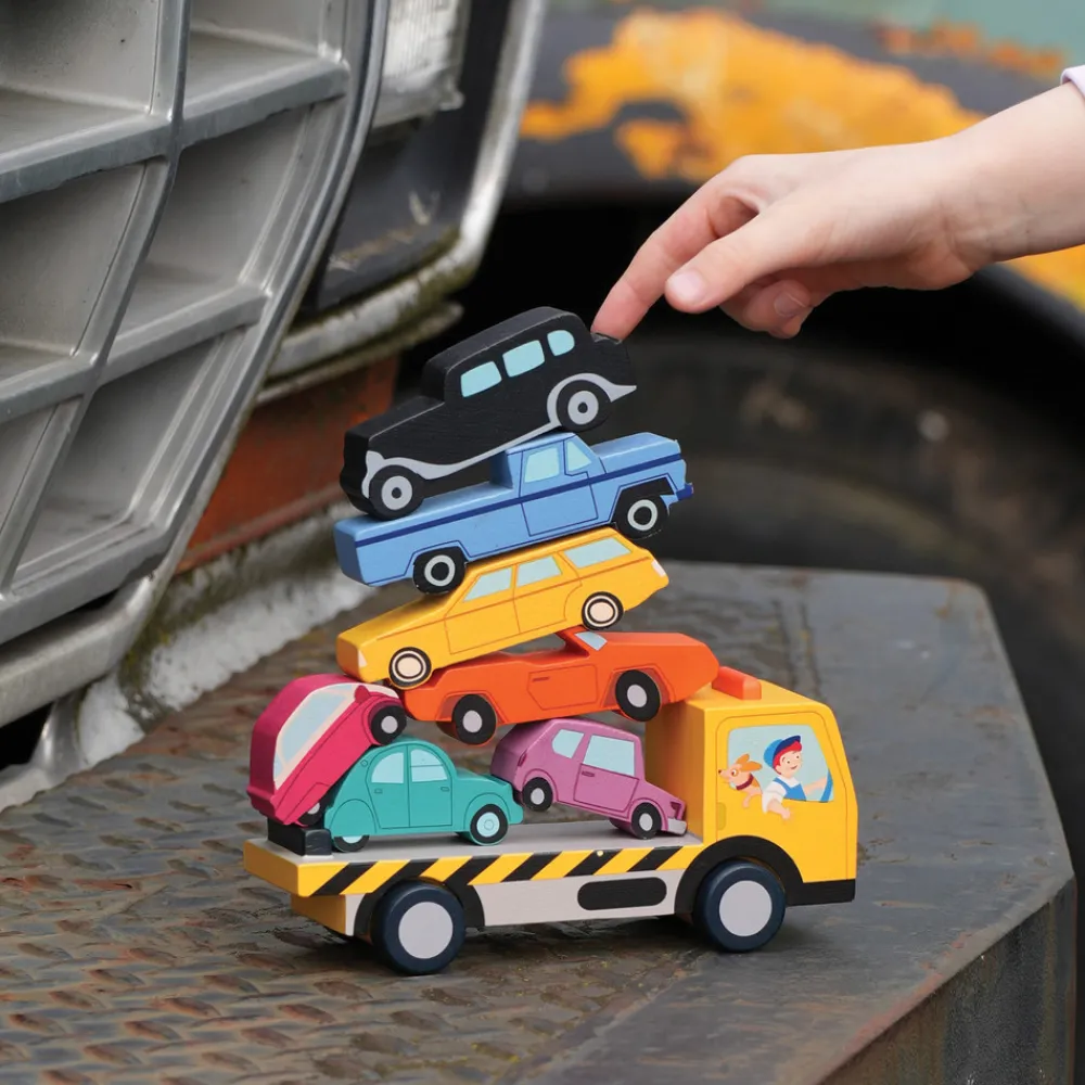 Tender Leaf Stablebiler - Biltransport- Legetøjsbiler