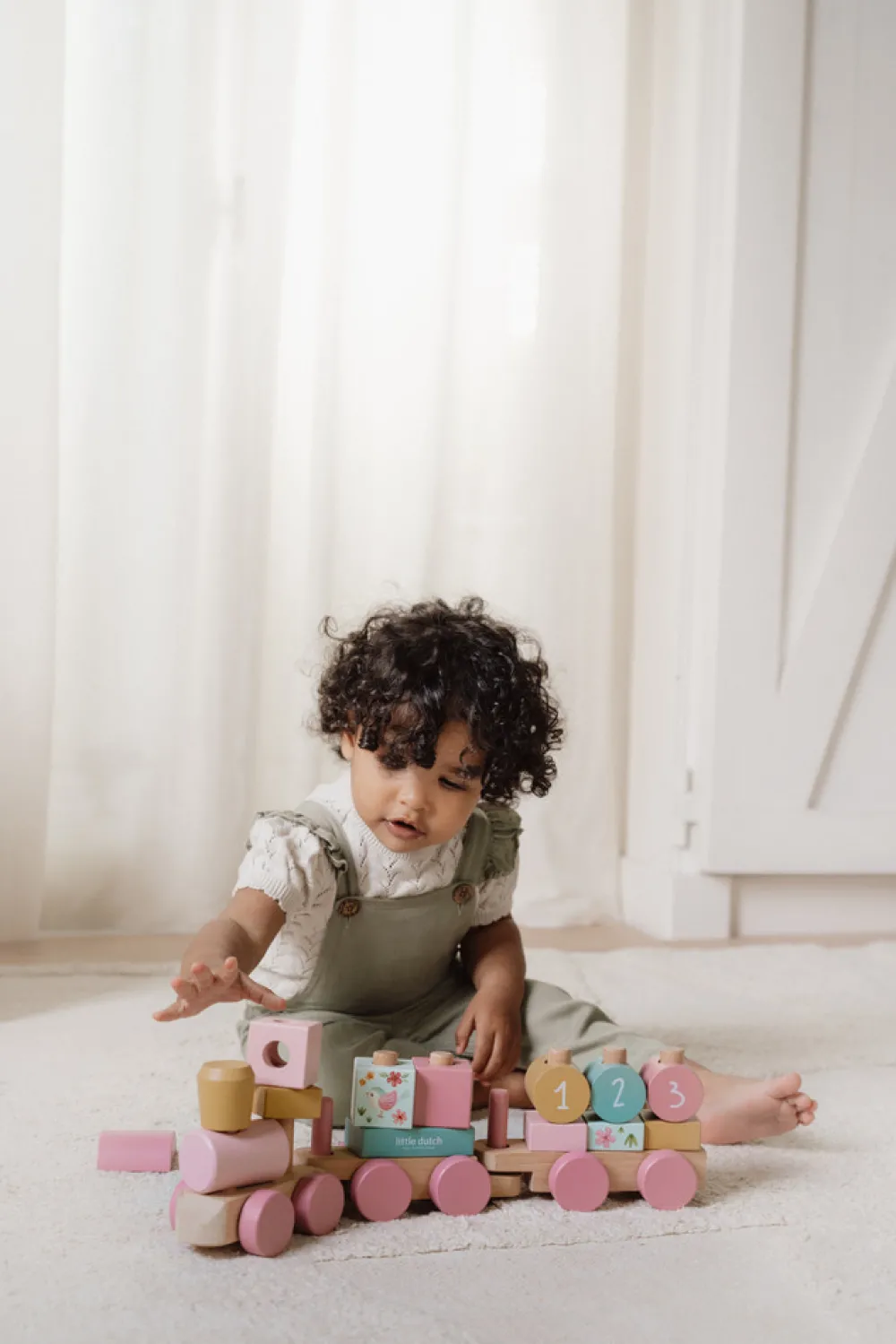 Little Dutch Stabletog pink - Fairy Garden- Togbaner & Tog|Trælegetøj