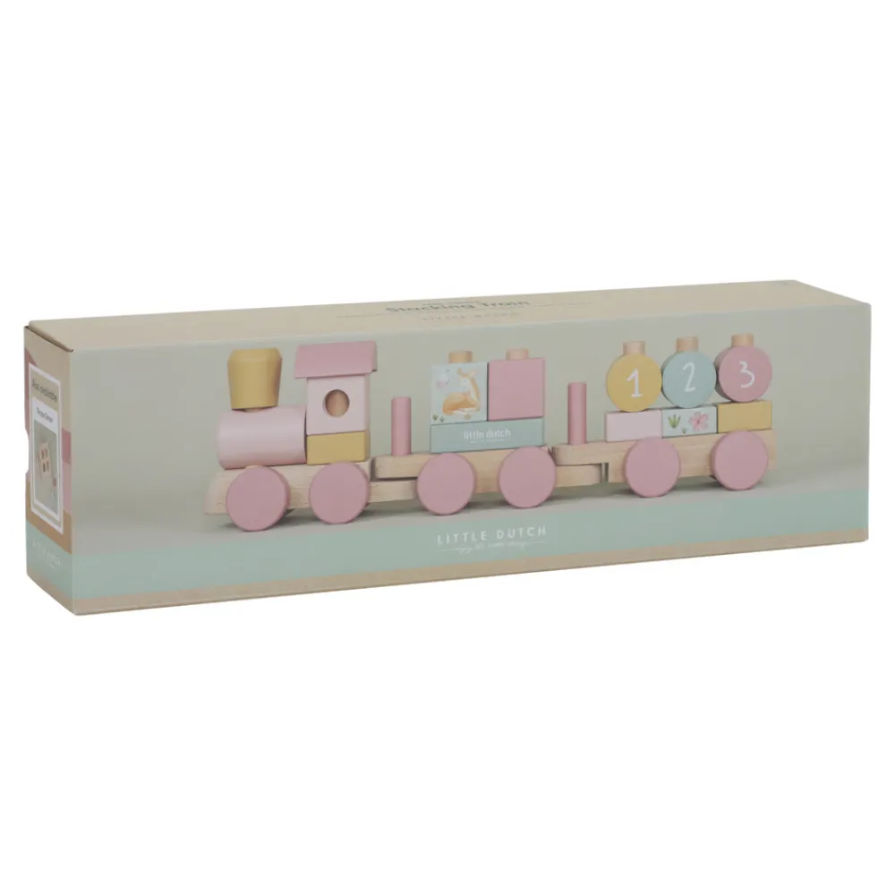 Little Dutch Stabletog pink - Fairy Garden- Togbaner & Tog|Trælegetøj