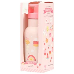 A Little Lovely Company Stainless steel drink bottle: Ice-cream- Madkasser & Drikkedunke