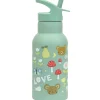 A Little Lovely Company Stainless steel drink bottle: Joy- Madkasser & Drikkedunke