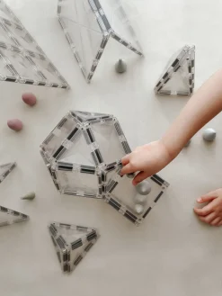 CONNETIX Starter Pack - magnetsæt 34 dele - clear- Magnetlegesæt