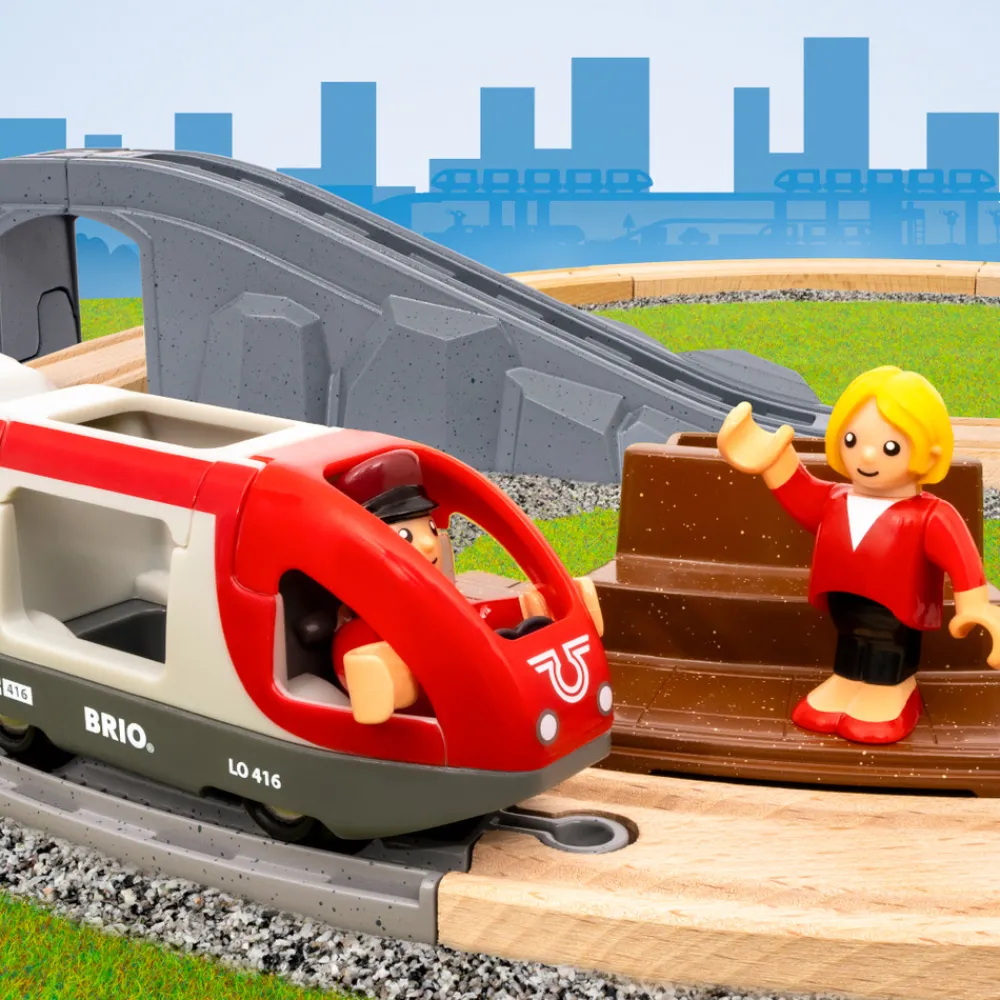 Brio Startersæt rejsetog - FSC®- Togbaner & Tog