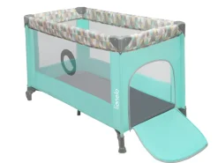 Lionelo Stefi kravlegrå grå - multicolor-Børn Rejsesenge & Kravlegårde