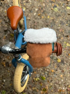 KongWalther Østerbro handsken Mini - brown faux suede- Vognhandsker