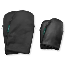 KongWalther Østerbro handsken 2-Pak (Voksen + Mini) - black- Vognhandsker