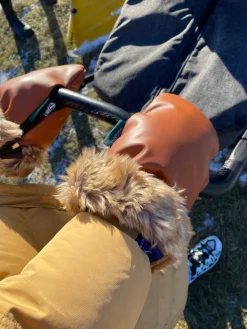 KongWalther Østerbro handsker - toffee fur- Vognhandsker