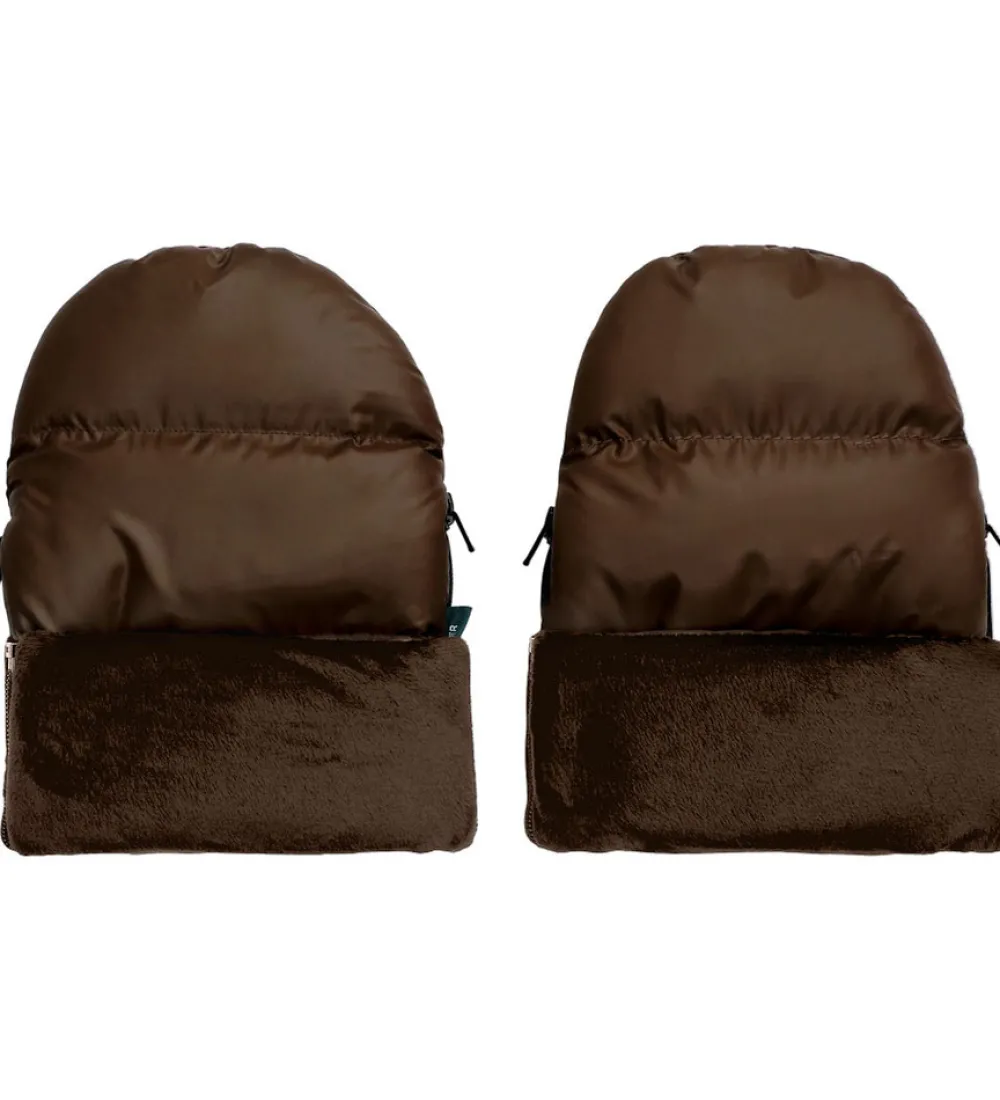 KongWalther Østerbrohandsken - Puffer Chocolate Brown- Vognhandsker