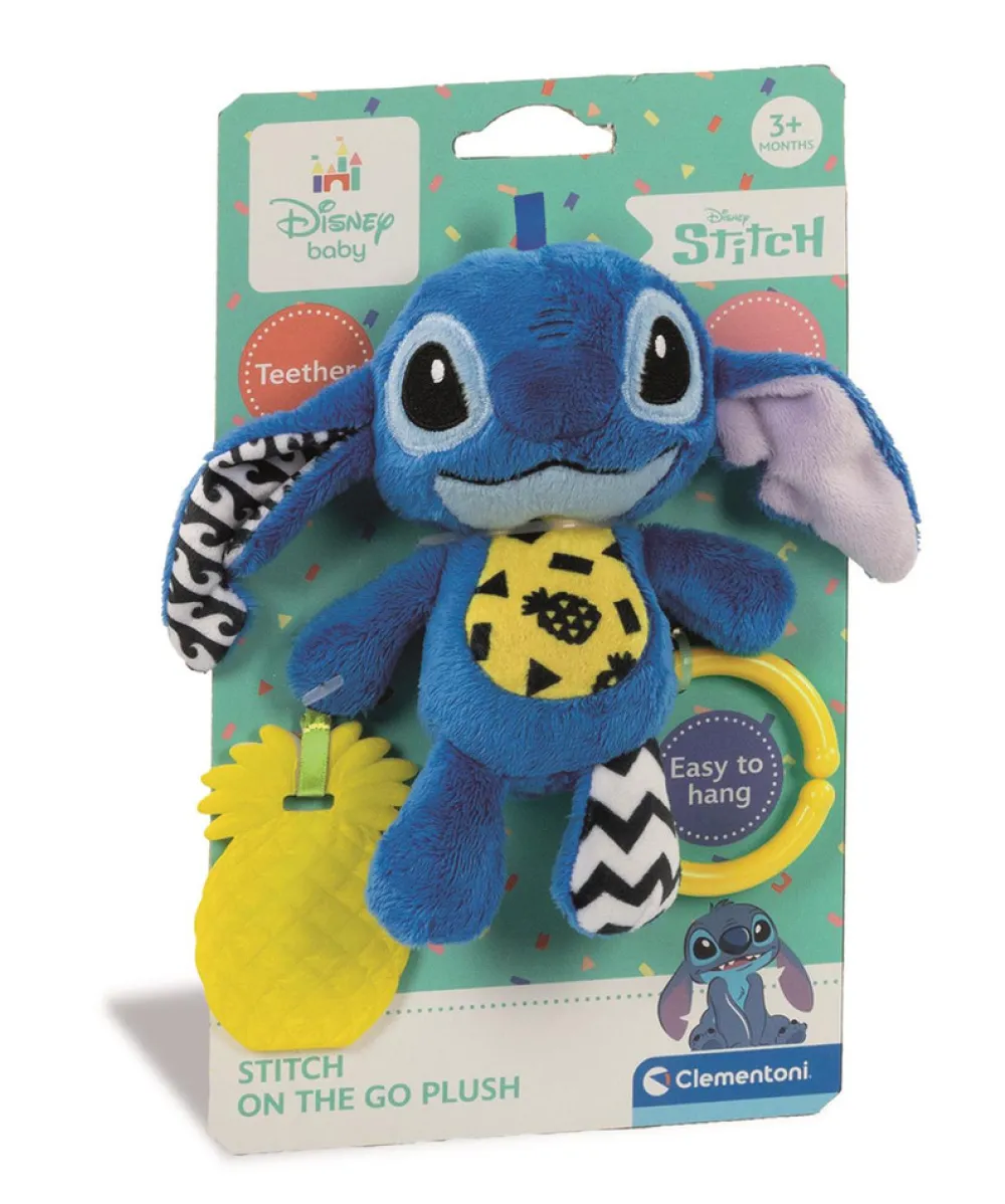 CLEMENTONI Stitch On the Go Plys- Legetøj Til Barnevogne & Autostole