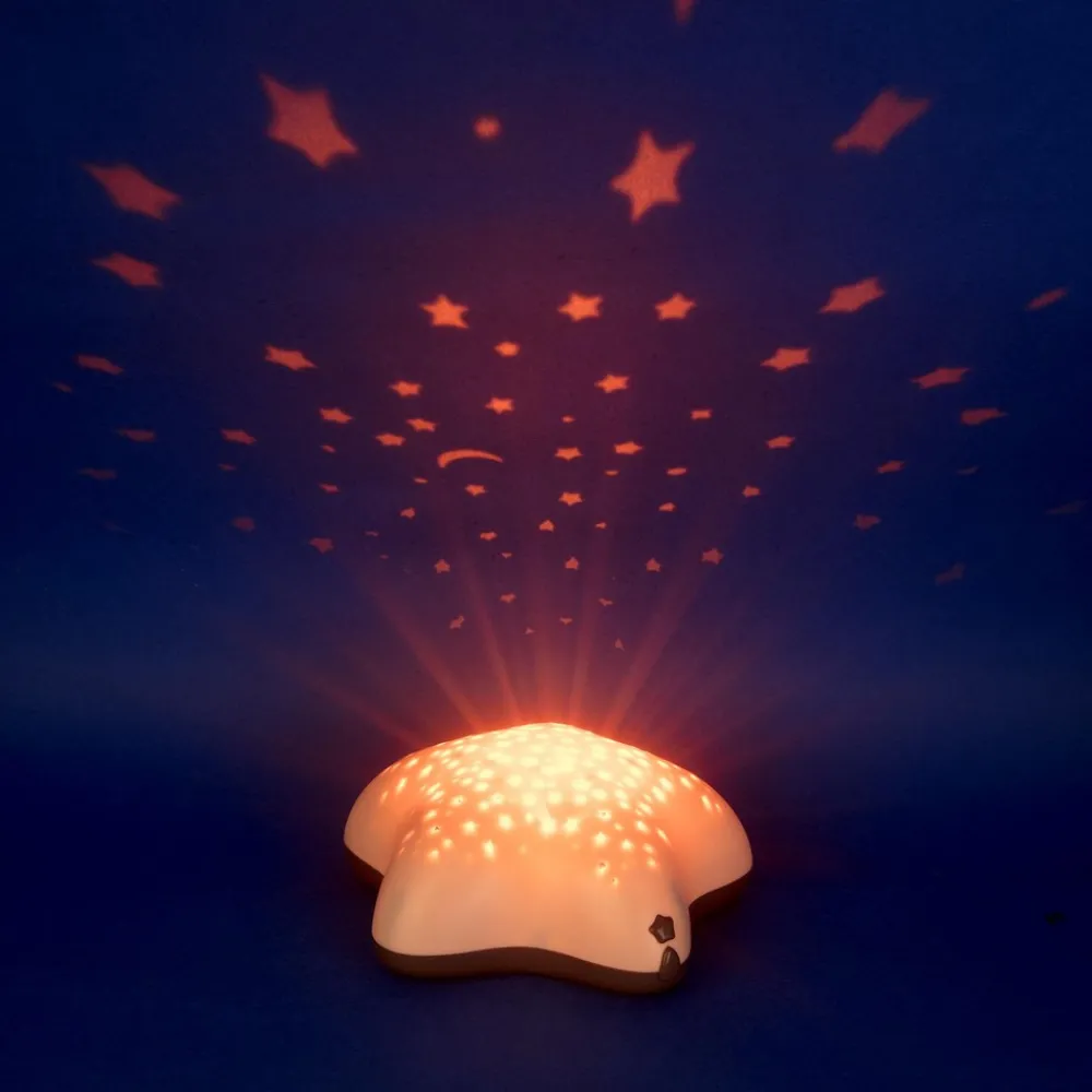 Pabobo Stjerneprojektor - Beige-Børn White Noise Og Højtalere|Lamper