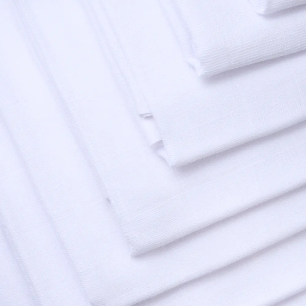 BeKids Stofbleer 8 stk. - hvid-Børn Stofbleer & Klude|Stofbleer