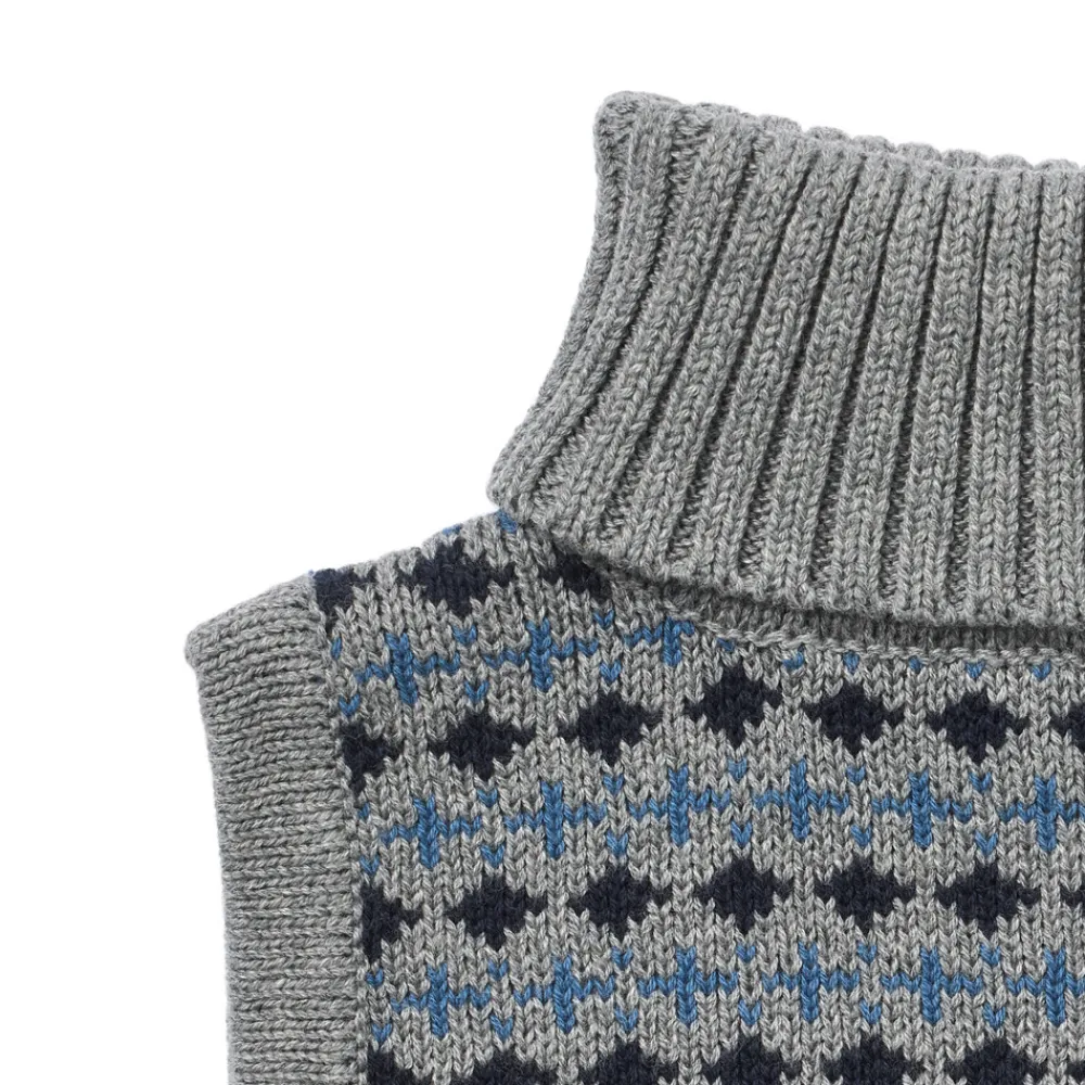 Wheat Stoffe Jacquard Halsedisse - Grey melange- Elefanthuer & Huer