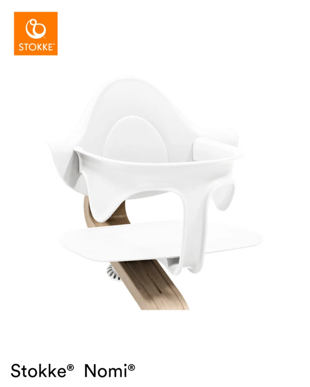 Stokke Nomi Babyset - White-Børn Tilbehør Til Højstole