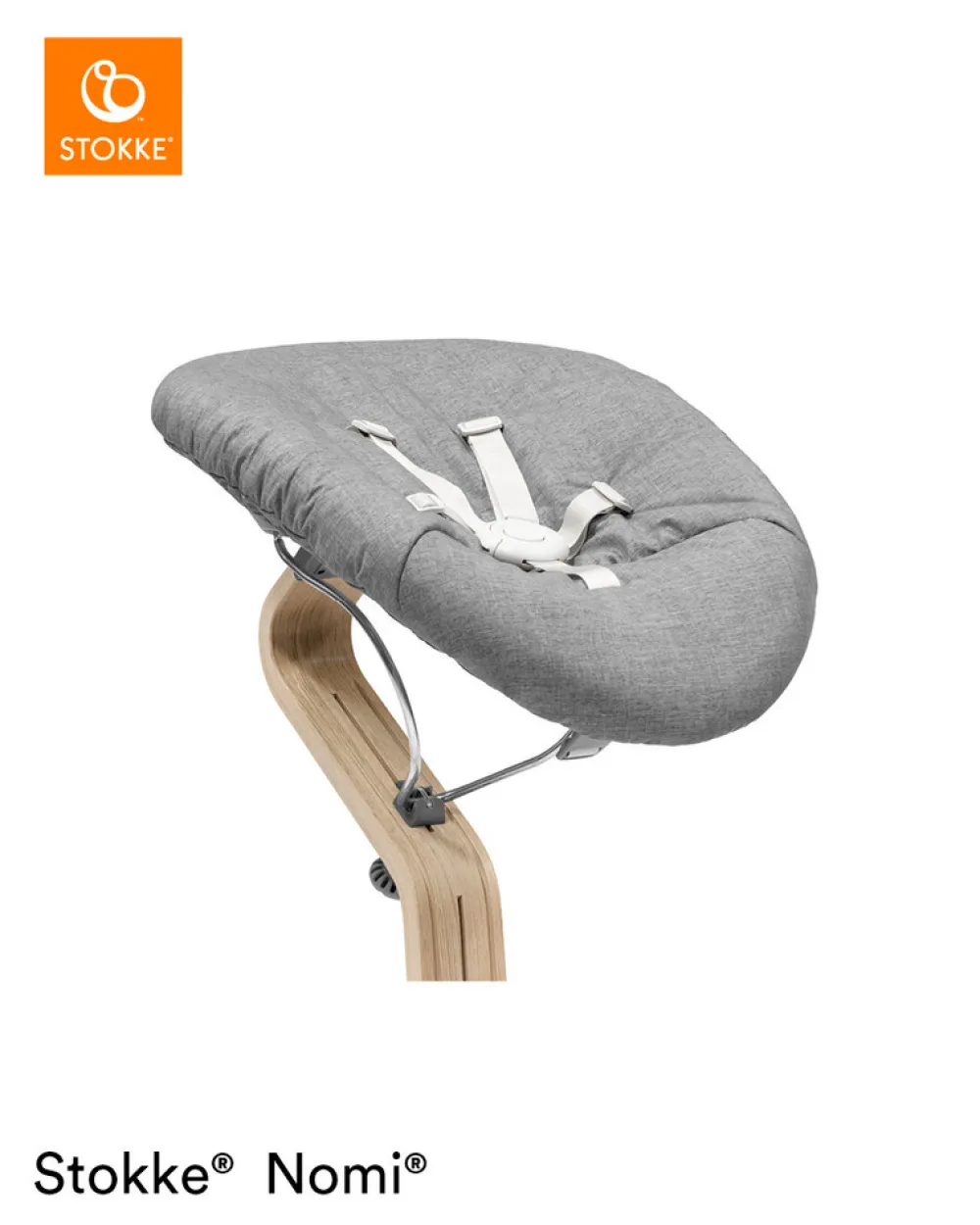 Stokke Nomi NewbornSet Grey / Grey / Sand-Børn Tilbehør Til Højstole