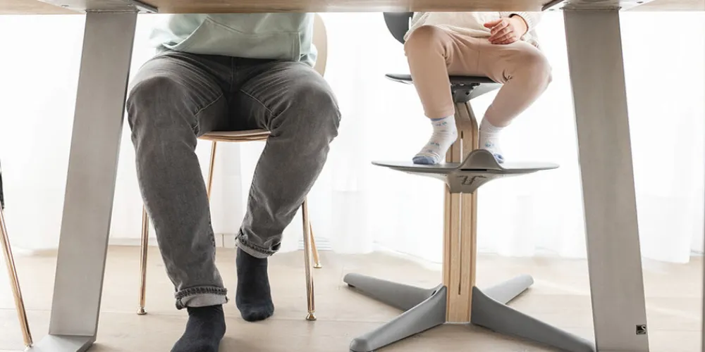 Stokke Nomi Stol - Black/Black-Børn Højstole Uden Tilbehør