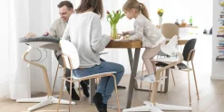Stokke Nomi Stol - Natural Black-Børn Højstole Uden Tilbehør