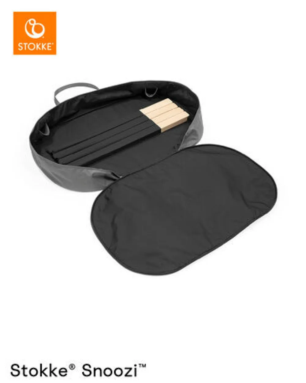Stokke® Stokke Snoozi med transport taske - Graphite Grey-Børn Pakkeløsninger|Vugger