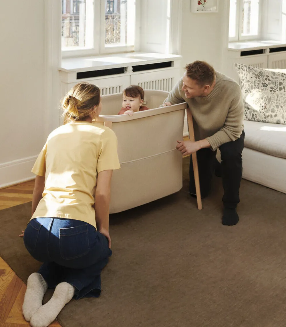 Stokke® Stokke Snoozi med transport taske - Graphite Grey-Børn Pakkeløsninger|Vugger