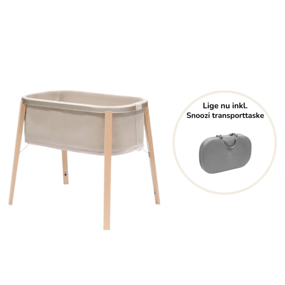 Stokke® Stokke Snoozi med transport taske - Sandy Beige-Børn Pakkeløsninger|Vugger