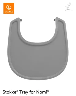 Stokke Nomi Stokke Tray til Nomi - grey-Børn Tilbehør Til Højstole