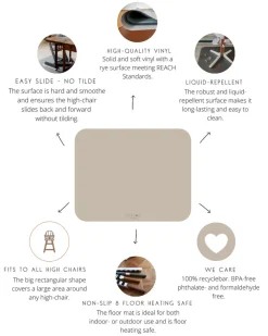 NOUI NOUI Stole underlag - Brun-Børn Tilbehør Til Højstole