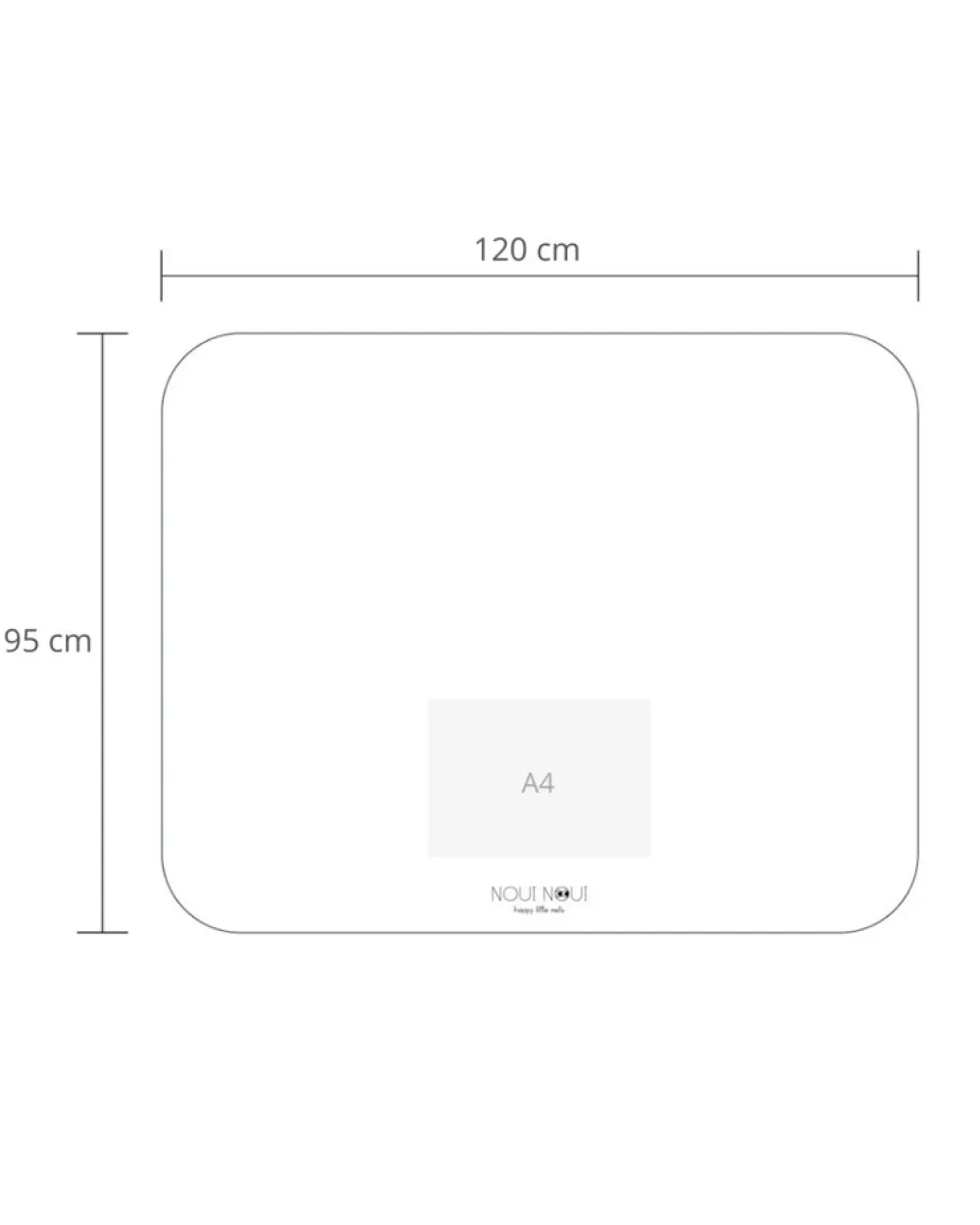 NOUI NOUI Stole underlag - Nude-Børn Tilbehør Til Højstole