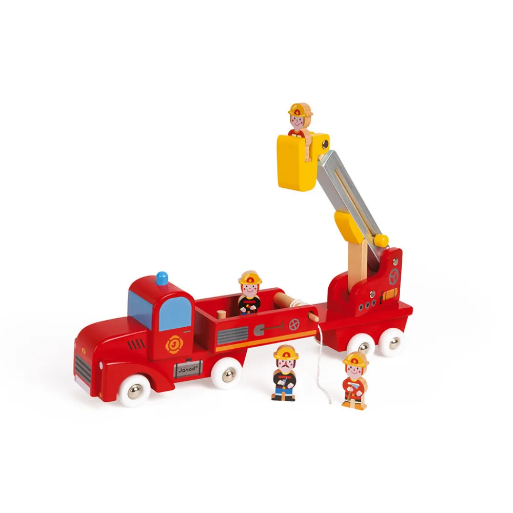 Janod Story Giant Firefighters Truck- Legetøjsbiler
