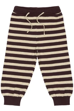 PETIT PIAO Strikbukser - Off White/Brown- Bukser