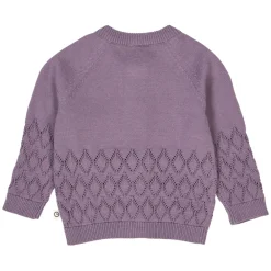 Müsli Strikket Cardigan - Lilac fog- Cardigans, Veste & Trøjer