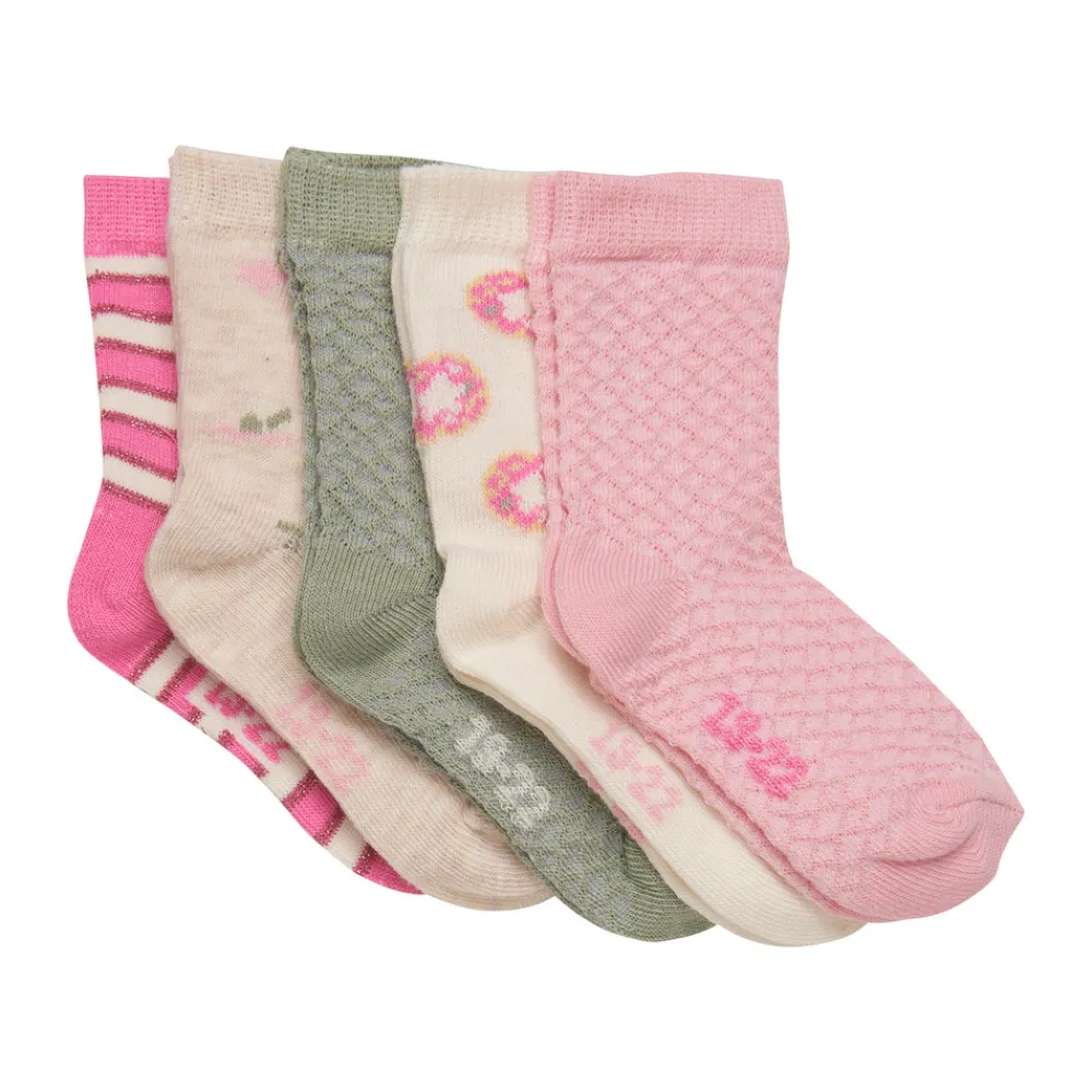 BeKids Strømpe m. mønster (5-pak) - 545- Strømper|Multipack