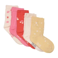 BeKids Strømpe m. mønster (5-pak) - Morning Glory- Strømper|Multipack