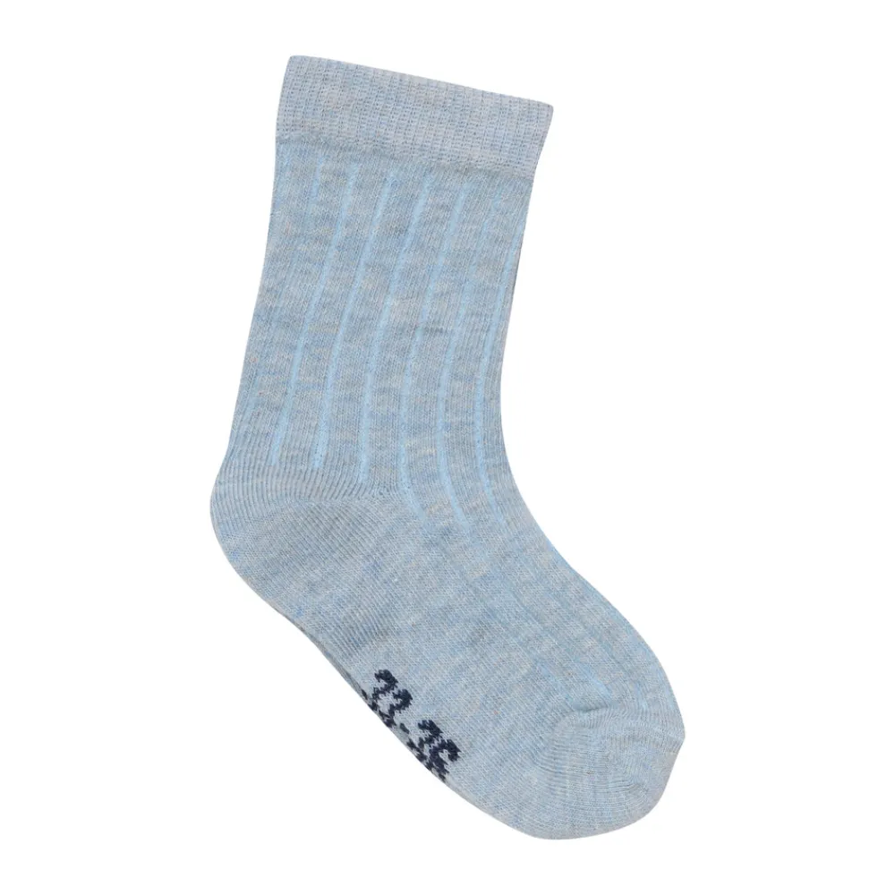 BeKids Strømpe m. mønster (5-pak) - Navy- Strømper|Multipack