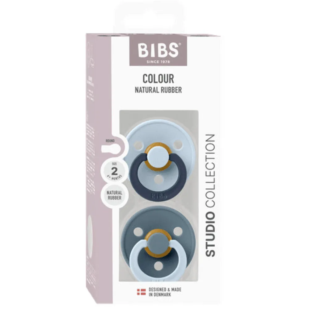 BIBS Studio Fusion Colour 2 Pk Latex Str 2 Blue Mix- Sutter
