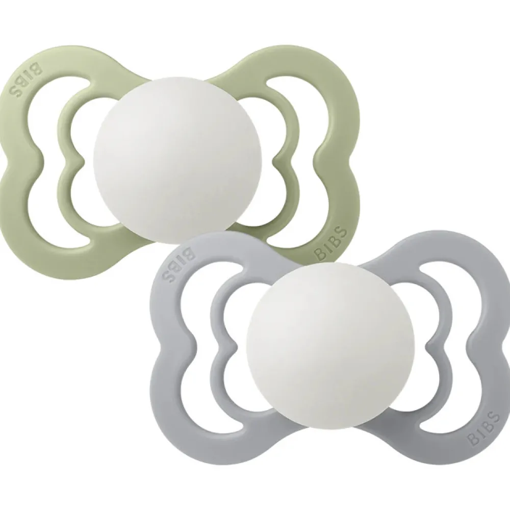 BIBS Supreme 2 pk Latex str. 2 Night - sage/cloud- Sutter