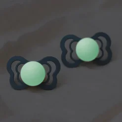 BIBS Supreme 2 pk Silicone str. 2 Night - blush/vanilla- Sutter