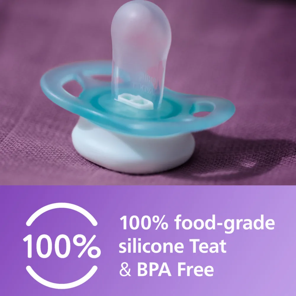 Philips Avent Sut Ultra start, 0-2 m, lysegrøn/lyseblå- Sutter