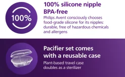 Philips Avent Sut Ultra air, +18 m, lysegrøn/gul- Sutter