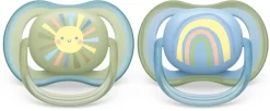 Philips Avent Sut, Ultra Air 0-6 mdr. 2-pk- Sutter