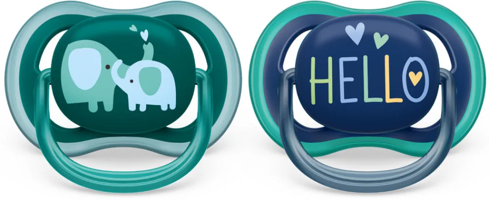 Philips Avent Sut, Ultra Air 18 mdr+. 2-pk- Sutter