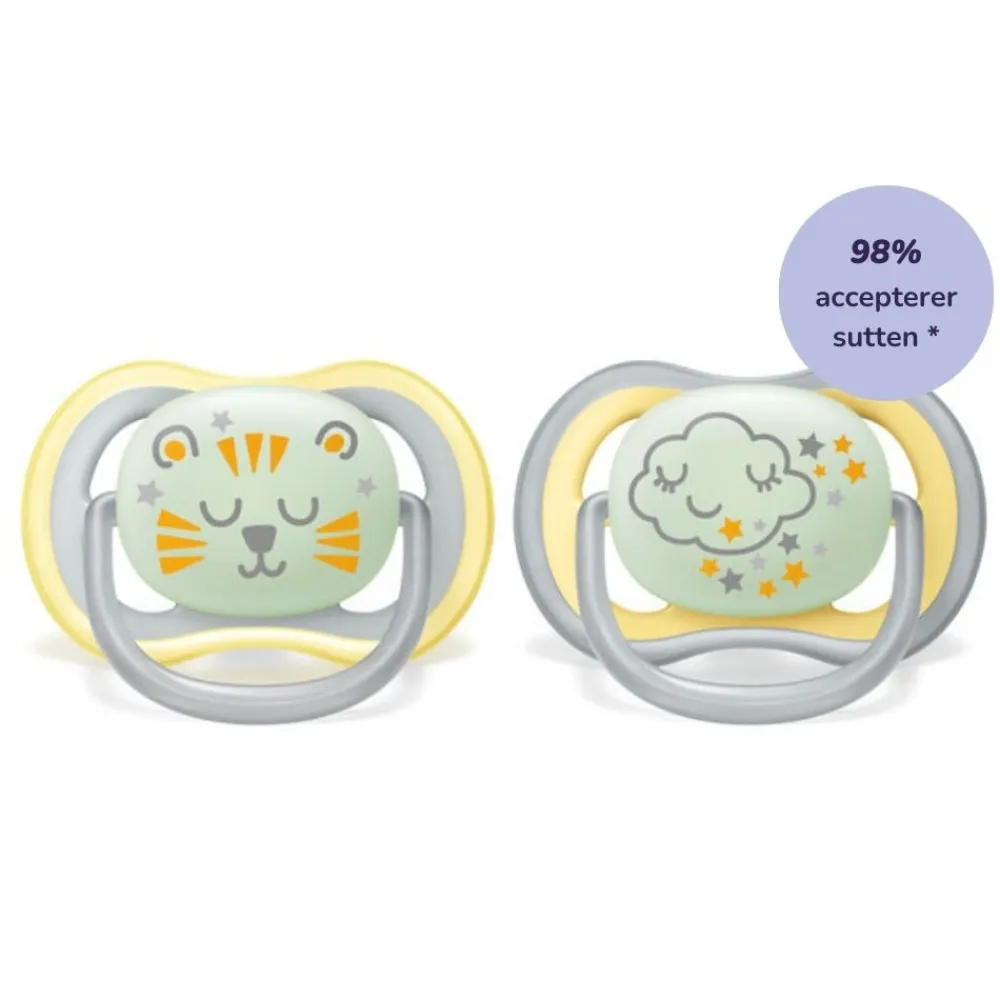 Philips Avent Sut, Ultra Air Nat 18 mdr.+ 2-pk- Sutter